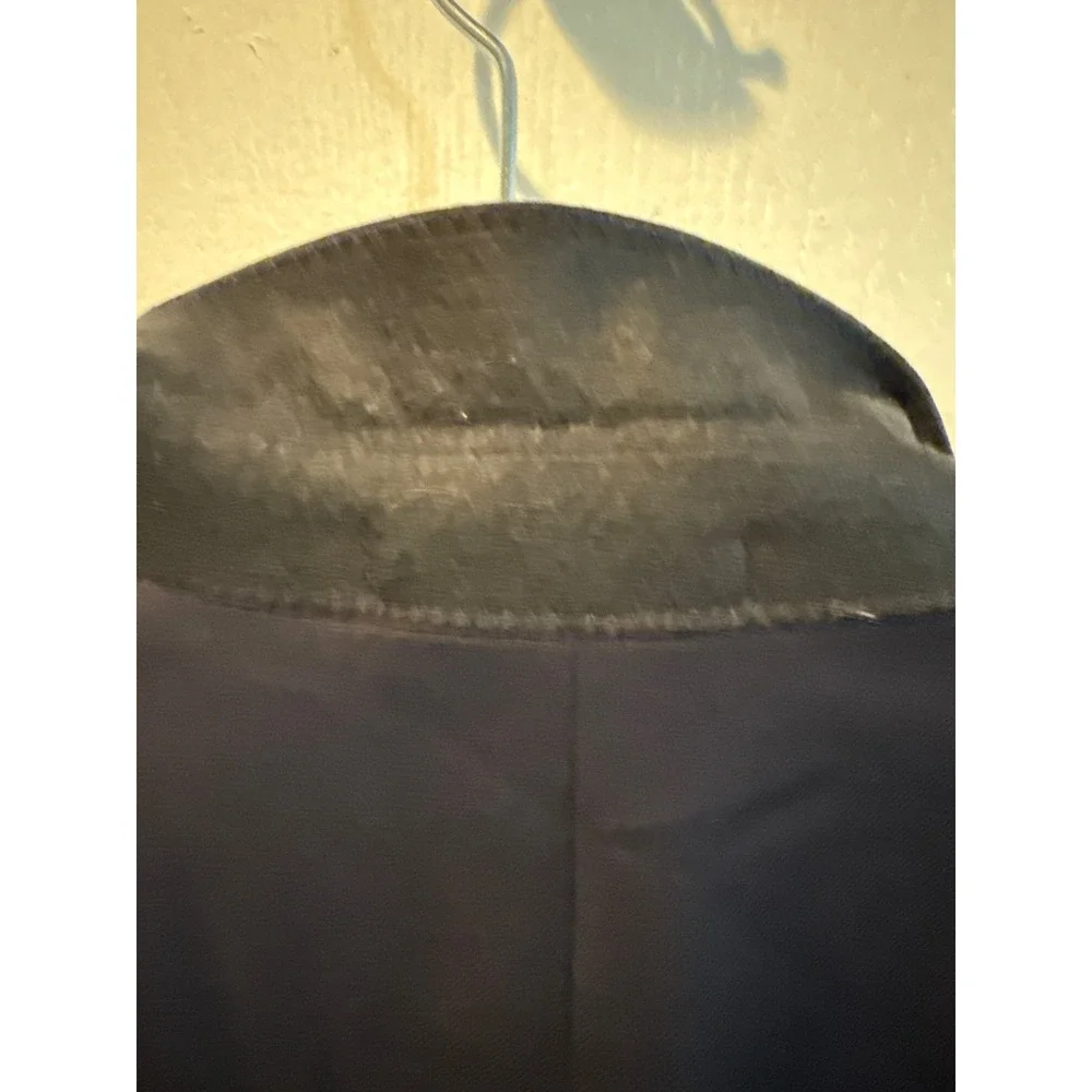 Lauren Ralph Lauren Mens 46R Navy Blue 100% Wool 2-Button Blazer Gold Buttons